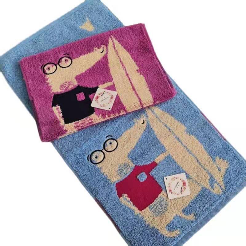 Gold No. quality goods Child towel pure cotton Satin. Embroidery Washcloth Bath towel Kerchief Cotton Manufactor Direct selling wholesale Group purchase Customize