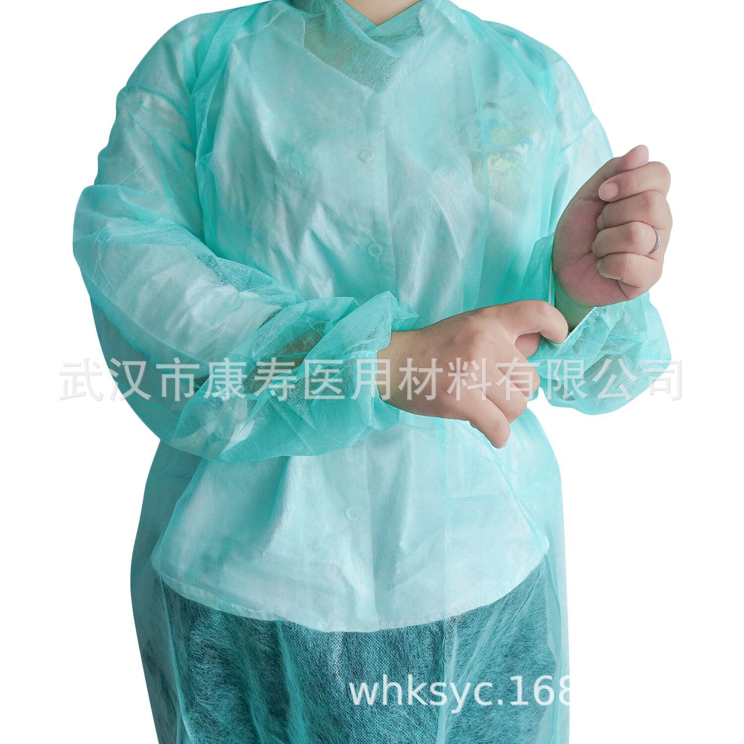 现货一次性隔离衣PP无纺布隔离服洗手衣民用防静电洗手衣探视服