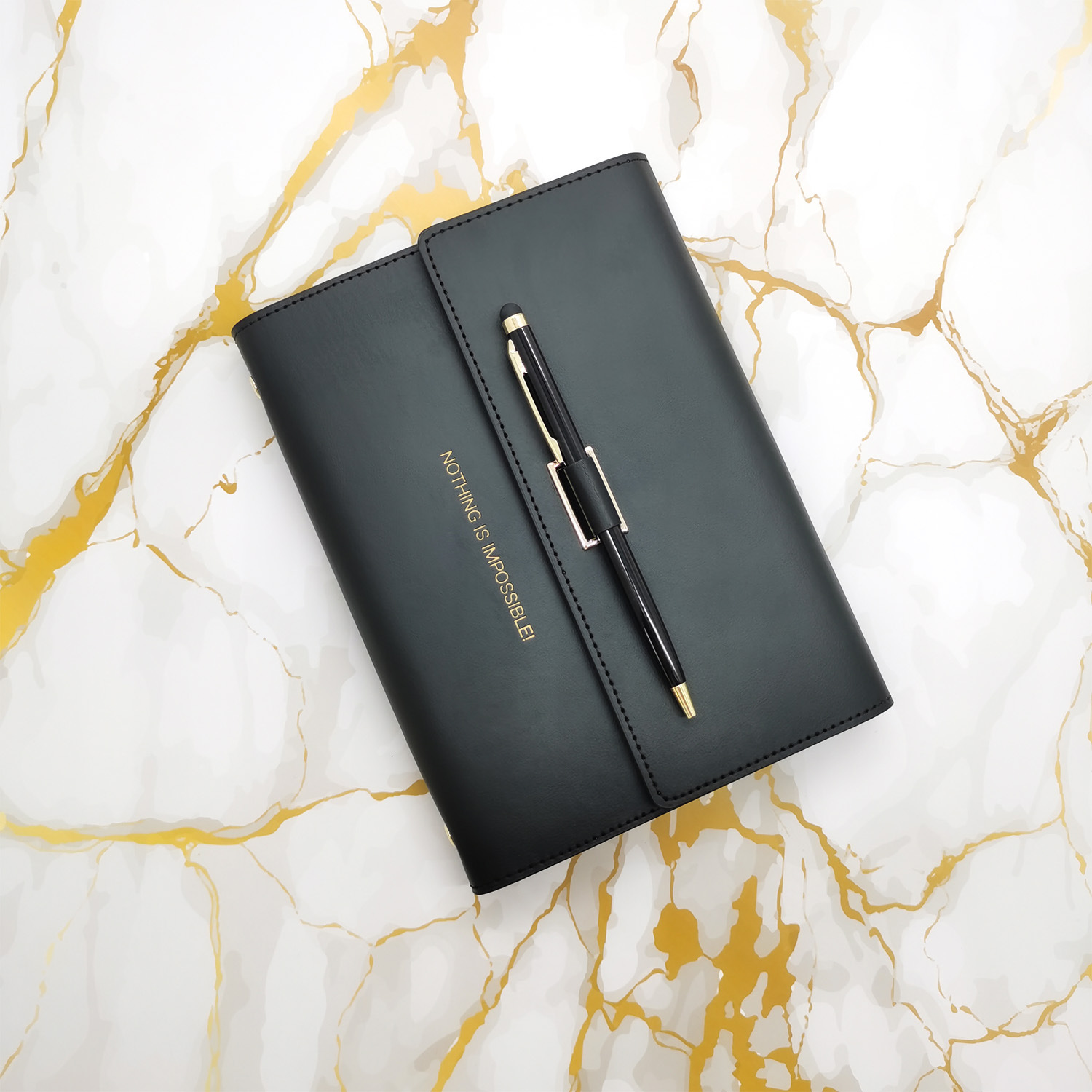 A6 libreta de hojas sueltas oficina de negocios papelería cuaderno exposición regalo push almacenamiento producto oficina conferencia cuaderno