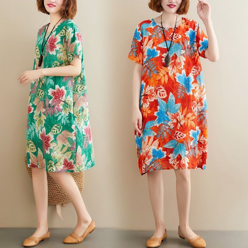 Ethnic summer long dress