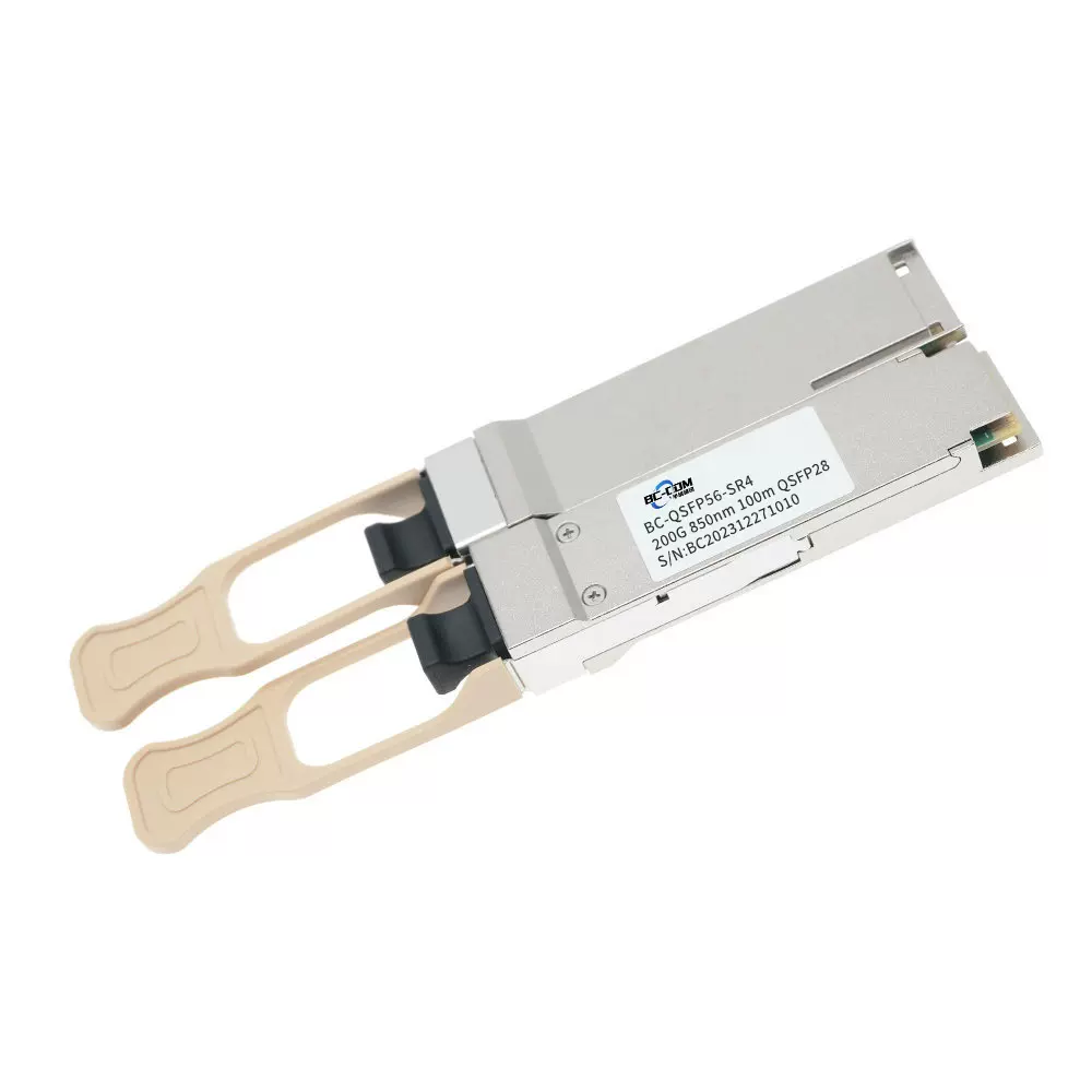200G光模块多模QSFP56 SR4 MPO 100M 兼容C科华为H3C等各品牌设备