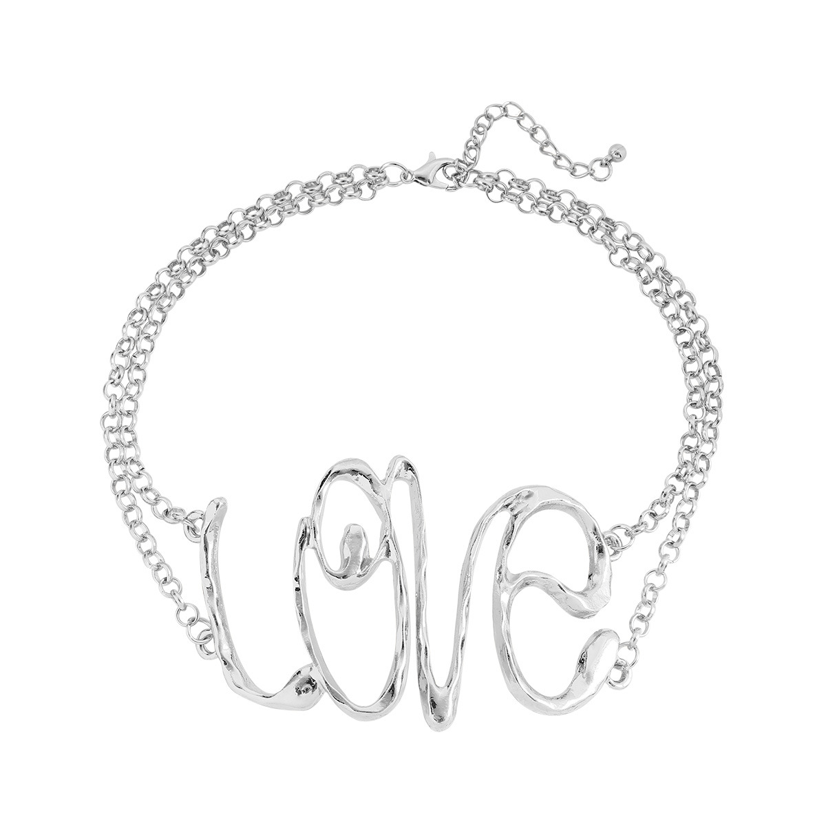 1 Piece Fashion Letter Alloy Plating Women's Necklace display picture 2