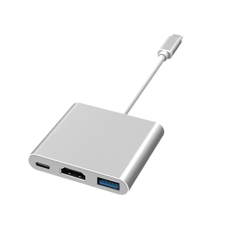 Type-C HDTV HD Dönüştürücü Çok Fonksiyonlu Genişletme İstasyonu Telefon Bilgisayar USB Çok Portlu Genişletme İstasyonu