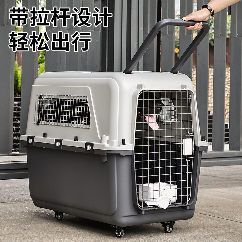 Nuevo transfronterizo 307 con varilla de tracción Air China Air Box fuera del coche de alquiler de gran tamaño mascota perro gato