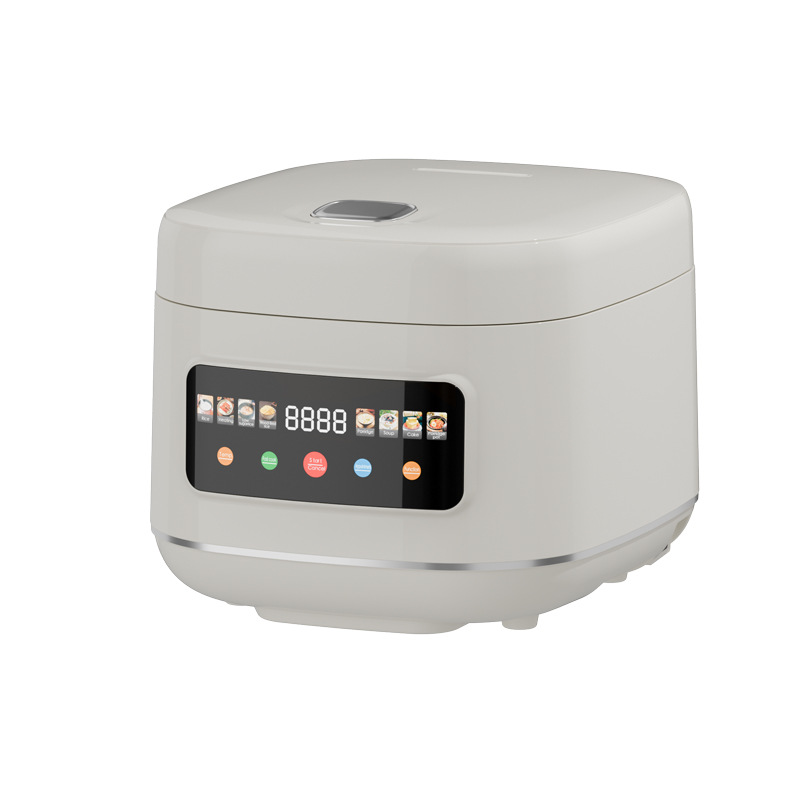 Olla arrocera mini transfronteriza, antiadherente, electrodoméstico inteligente multifuncional, vaporera y cocina todo en uno, de plástico, estándar estadounidense 110V.
