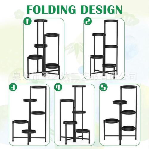 European minimalist multi-layer indoor outdoor plant stand shelf floor-standing living room balcony pothos green plant pot stand