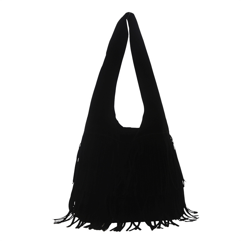 Bohemia flange retro bolso de vacaciones para mujeres nueva bolsa de gran capacidad, bolsa de hombro de moda de alta calidad