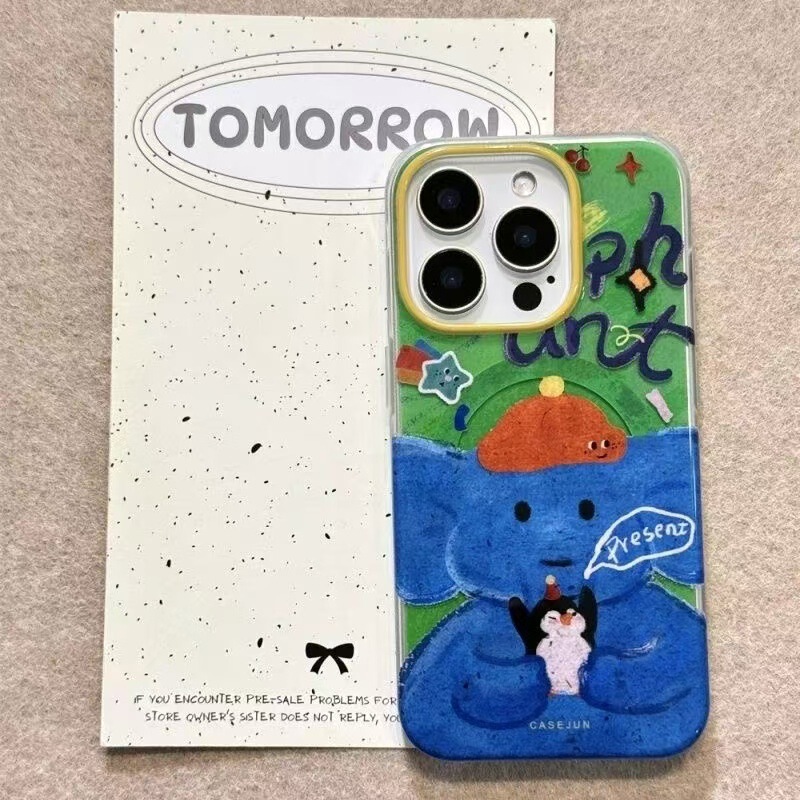 Elephant for Samsung s23fe phone case s25ultra/s24plus/s21 magnetic s22 full package a35/55 Elephant for Samsung s23fe phone case s25ultra/s24plus/s21 magnetic s22 full package a35/55