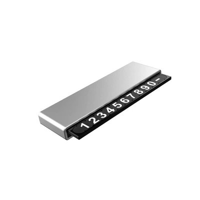 Nömrəli dayanma kartı, sign, aluminum alloy temporary parking
