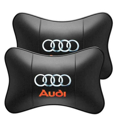 neck pillow, Headrest - audi-car-logo-a-pair-of-headrests-standard