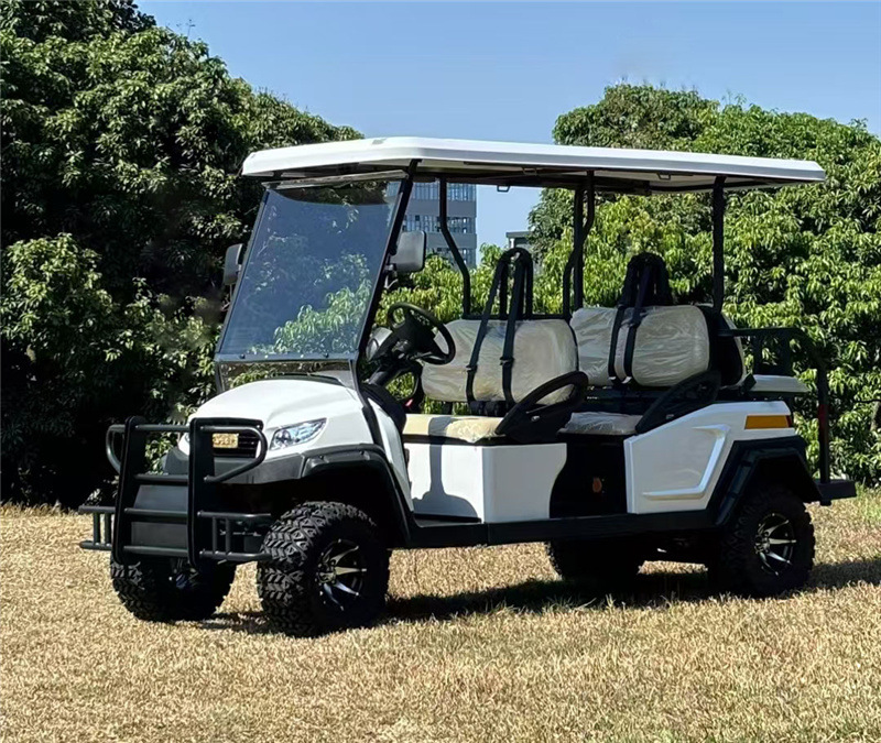 6 electric golf cart scenic spot scooter electric self-driving tour car battery four-wheel car pictures and manufacturers
