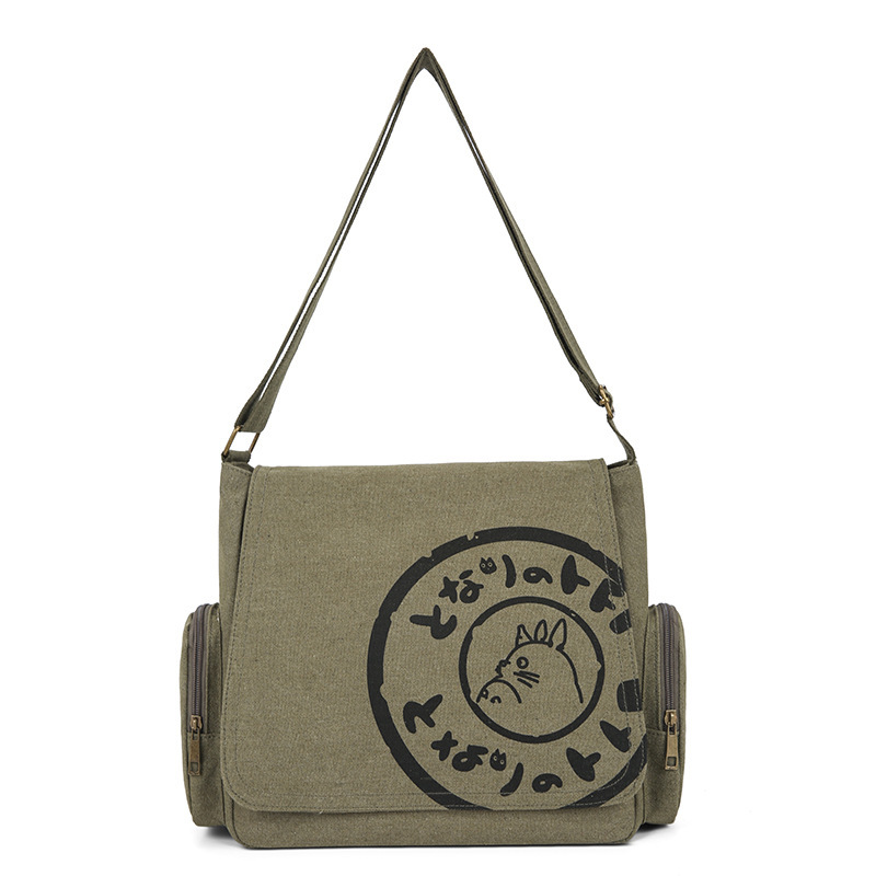 Canvas Bag Animation Surrounding My Neighbor is Totoro Shoulder Bag Totoro Backpack Messenger Bag Casual Bag