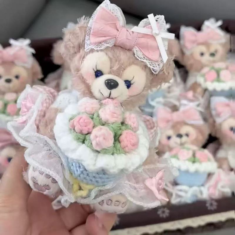 かわいいシェリー薔薇のキーホルダーストラップ女子プレゼント人形人形人形ぬいぐるみ卸売り|undefined