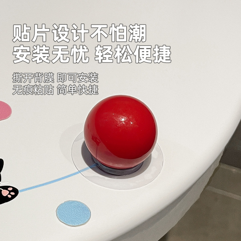 Tapa del inodoro, tapa del inodoro, apertura de la tapa del inodoro, inodoro doméstico, manos creativas y no sucias, manita de la manita abatible