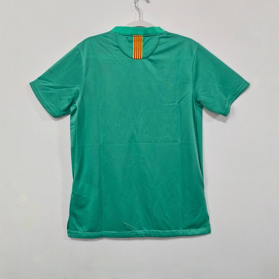 Camiseta de manga corta con cuello redondo y manga corta de malla suelta de verano para hombre 1011 Barcelona 2da distancia con estampado 3D