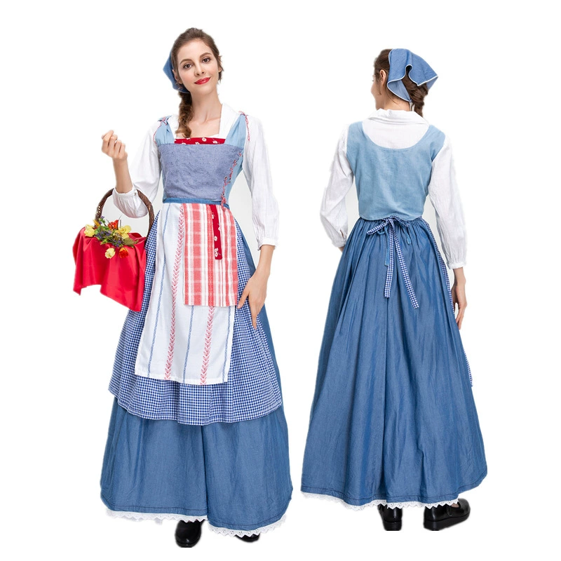 Retro long skirt, suit, halloween, wholesale