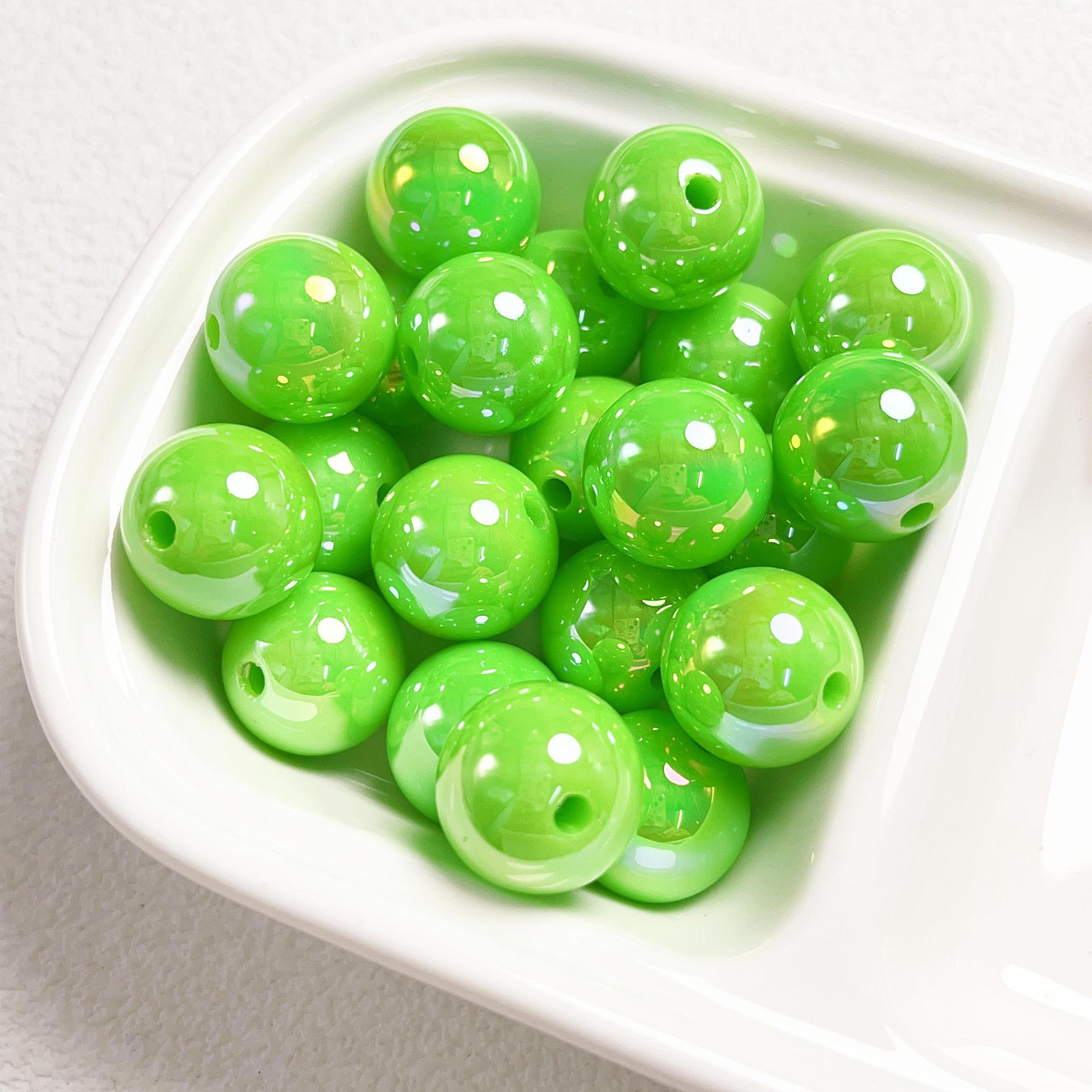 23g Weight Beads Jewelry Making Type DIY Jewelry Accessories Classification 10 PCS/Package Quantity Acrylic Material Ball Pattern Plating Design Simple Style Style 10 PCS/Package Arylic Ball DIY Jewelry Accessories Beads 17