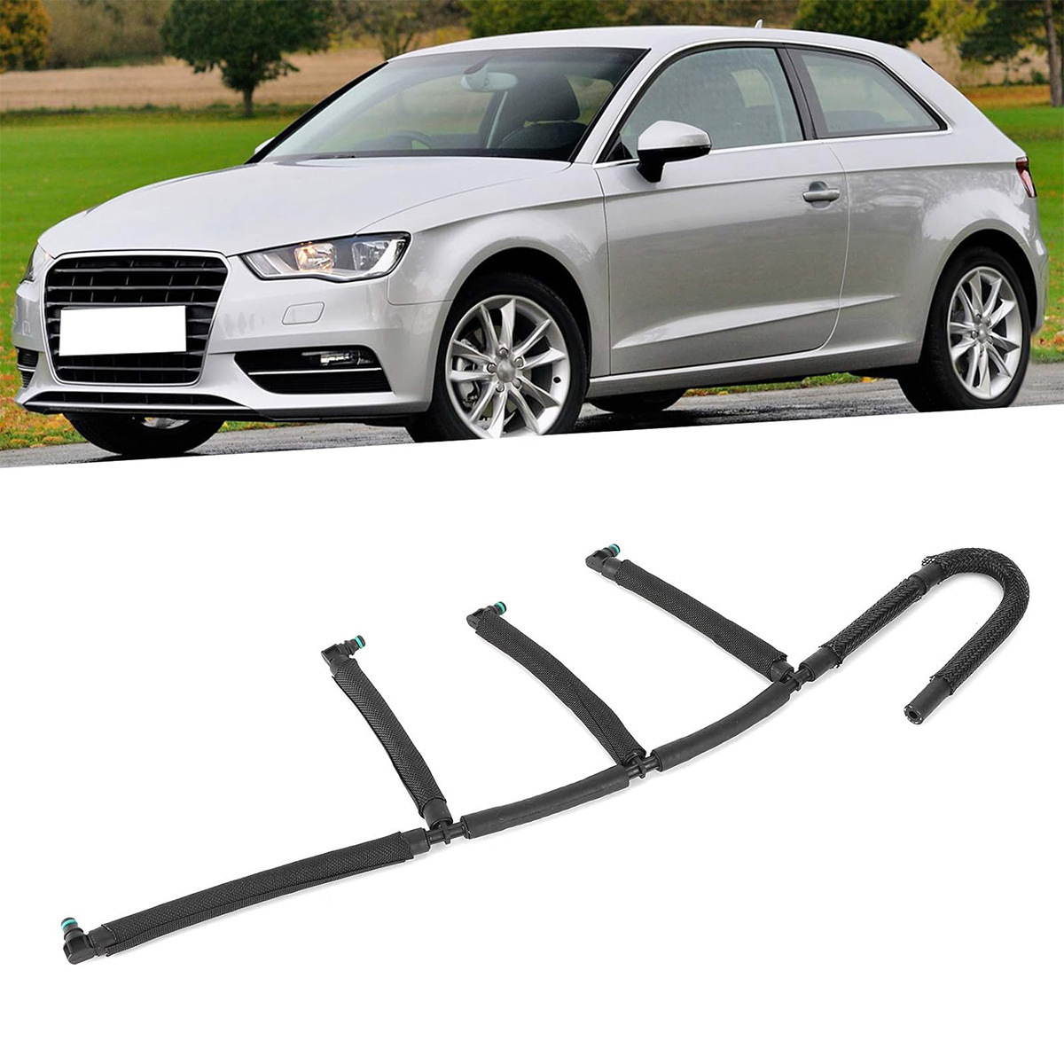 Fuel Distribution Hose Fuel Return/Overflow/Oil Leak Pipe for Vw Audi 03L130235Af