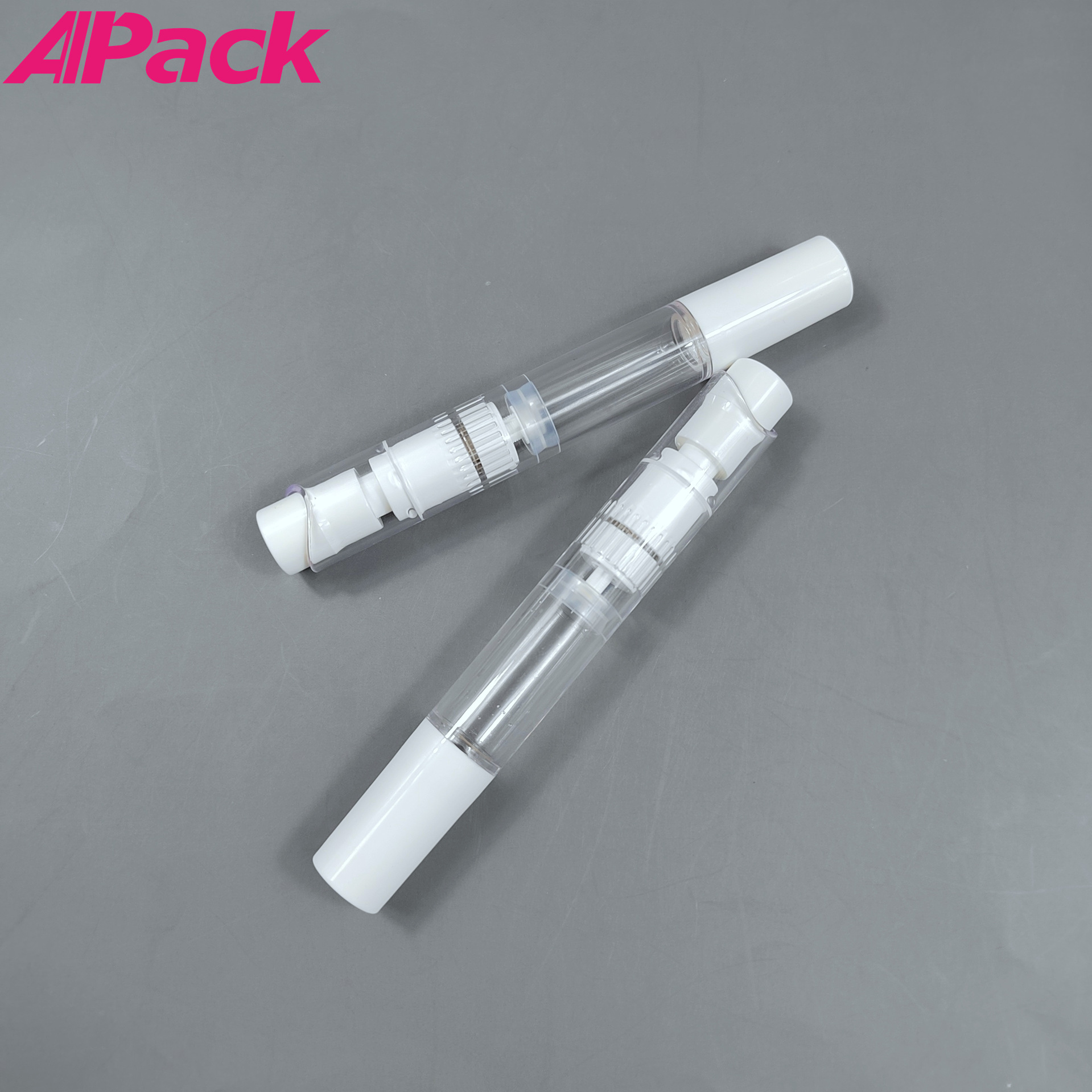 滚珠笔眼霜瓶6ml真空瓶按压式钢珠乳精华液瓶厂家 精油瓶滚珠头