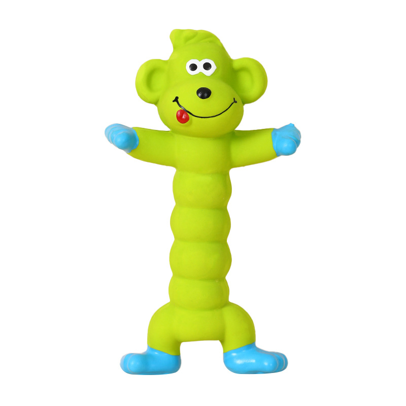 Transfronterizo perro sonido juguete peluche francés cubo diente limpieza molar látex mordedura resistente suministros para mascotas auto-Hola perro juguete