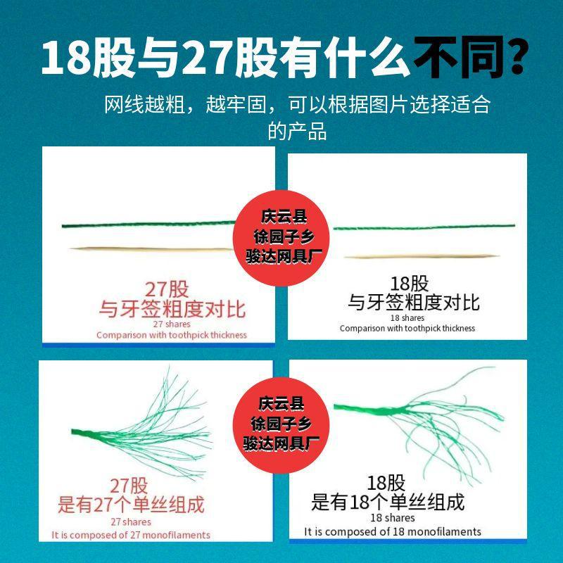 Nylon escalada vid red jardinería melón fruta vegetal Loofah cuerno de frijol escalada rack crisantemo jardín Red anti-Lodging Net