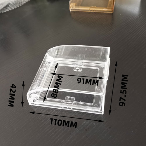 Factory wholesale 86-type splash-proof box black transparent waterproof box bathroom switch plug waterproof protective cover waterproof cover