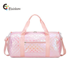 2024流行簡約超輕高顏值短途出差旅行包幹濕分離休閒運動健身包女