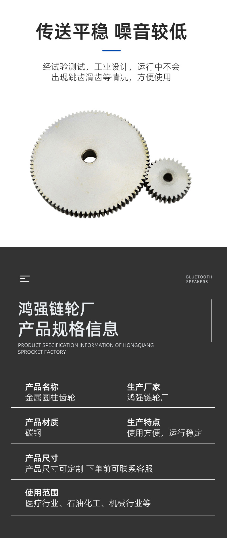 Gearbox Cylindrical Gear Cnc Equipment Spur Gear 1 Module Small Gear Inner Hole 12-35 Transmission Gear Customization