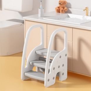 Manlong Baby Washing Step Stool Children's Footstool Infant Washing Stool Stair Washing Table Stool Foot Height