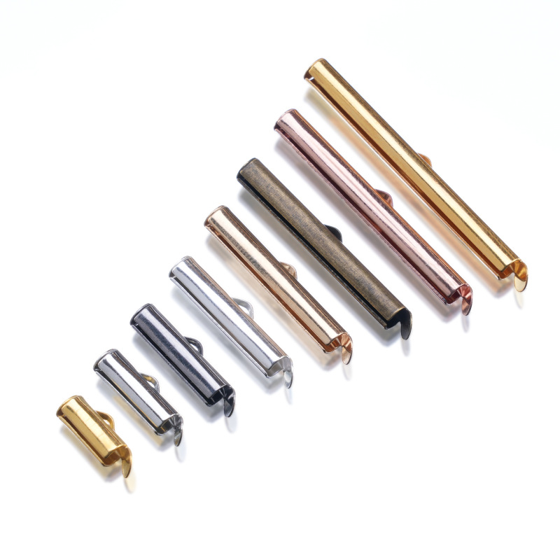 10-40mm Sliding Clasp with Cover, DIY Jewelry Accessories, Tassel Connecting Tube, Earring Bead Chain, Hollow Tube Set 10-40mm Sliding Clasp with Cover, DIY Jewelry Accessories, Tassel Connecting Tube, Earring Bead Chain, Hollow Tube Set