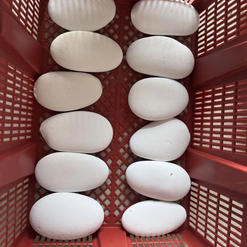 Painting Stones for Children, Creative Lettering on White Flat Stones, Flat Pebbles of Various Sizes, Etc