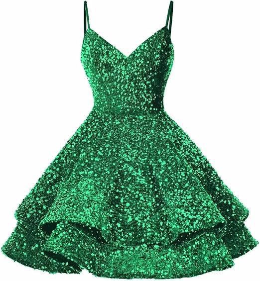 Vestido de noche de lentejuelas azul nuevo vestido corto de tirantes transfronterizo temperamento vestido de fiesta de cumpleaños de alta gama de nicho image 17