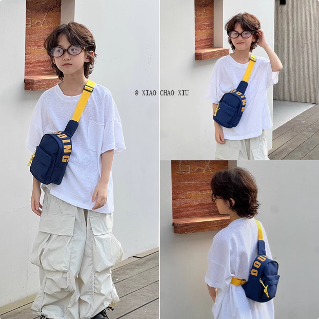 Trendy and Stylish Children's Phone Bag 2025 New Model for Little Boys, Outdoor Chest Bag for Girls, Single Shoulder Coin Crossbody Bag