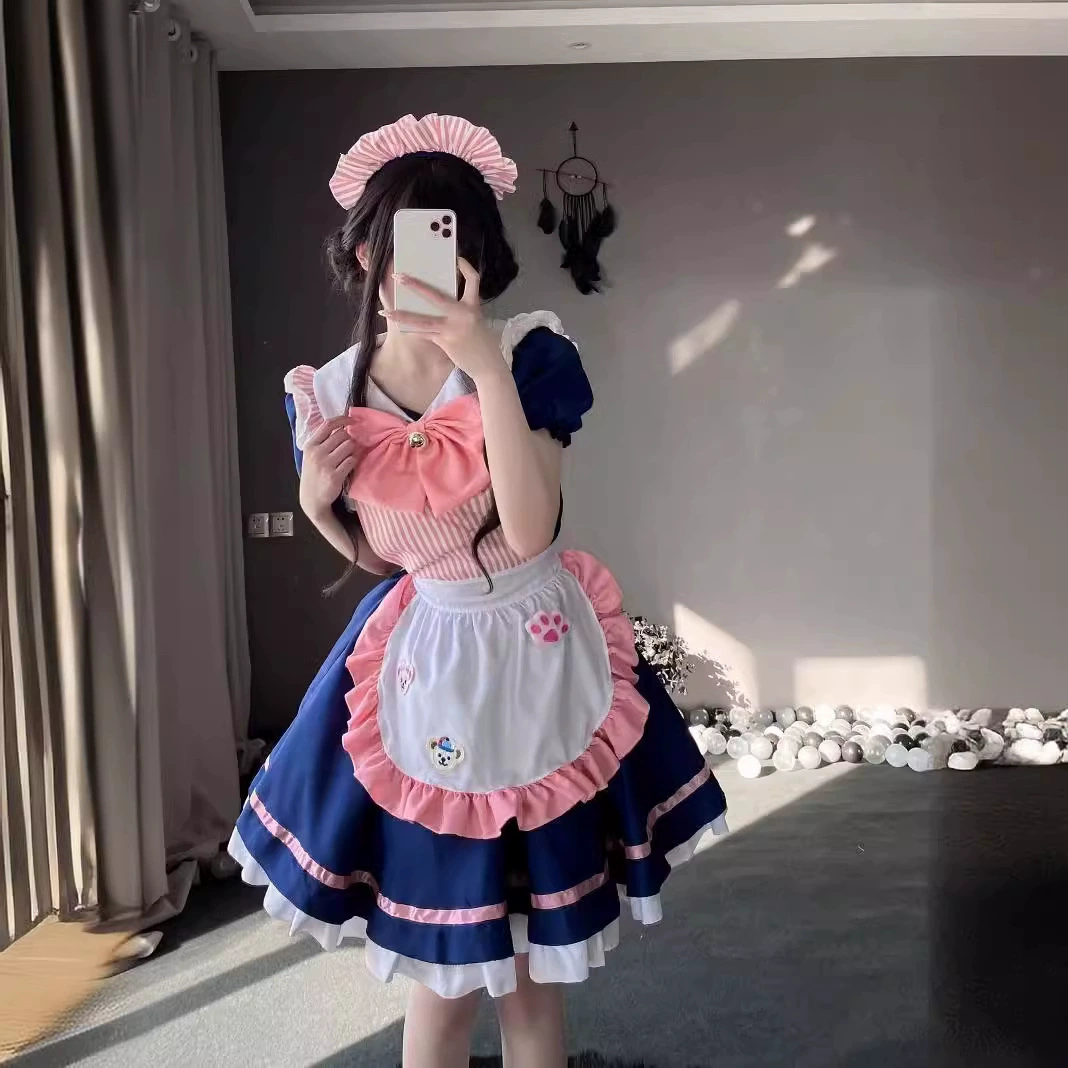 Сексуальный костюм, платье, набор, косплей, стиль Lolita