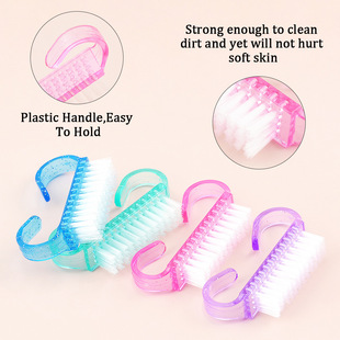 No lint cleaning nail dust brush brush dust sweep hard hair small horn brush nail shop special tools