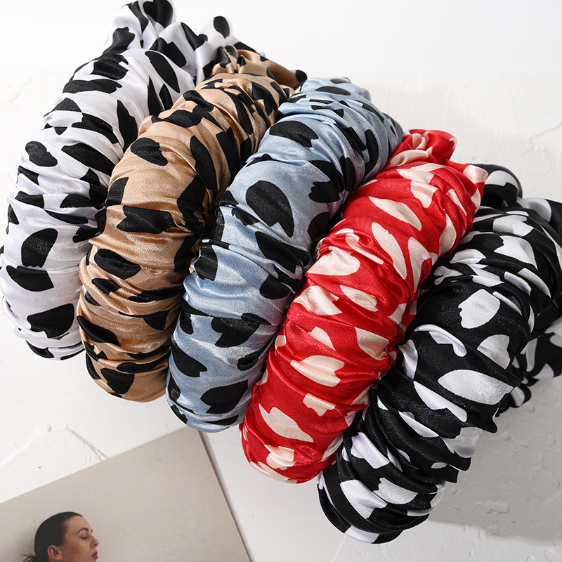 Fashion Solid Color Cloth Hair Tie display picture 2