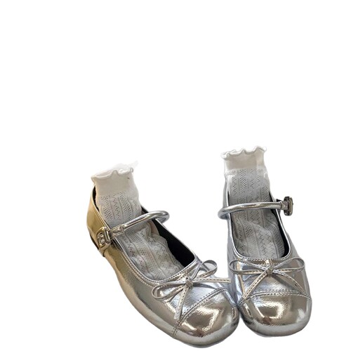 French shallow mouth flat single shoe for women, new summer ballet style retro Mary Jane women's shoes, pair with skirt to wear
