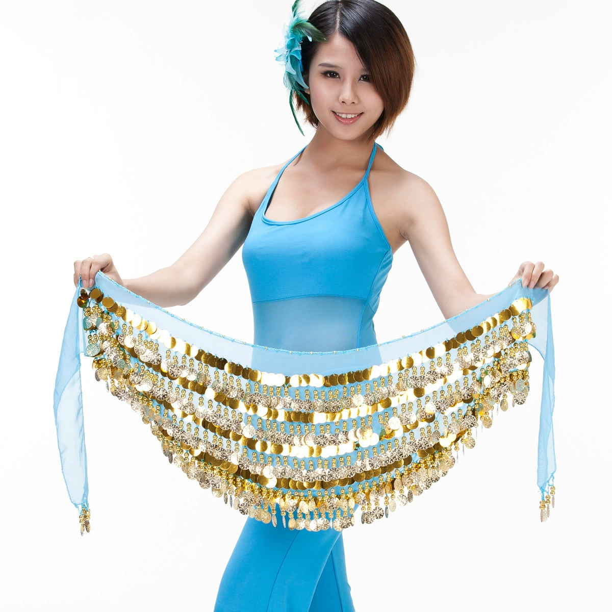 288 монет, пятислойная монета талии, оригинальный вырез belly dance, суперяркий пояс, производитель раскрутка