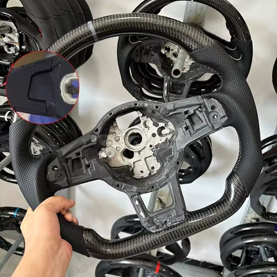 Steering wheel | Polo 2013-2020 - carbon-fiber-gray-without-holes