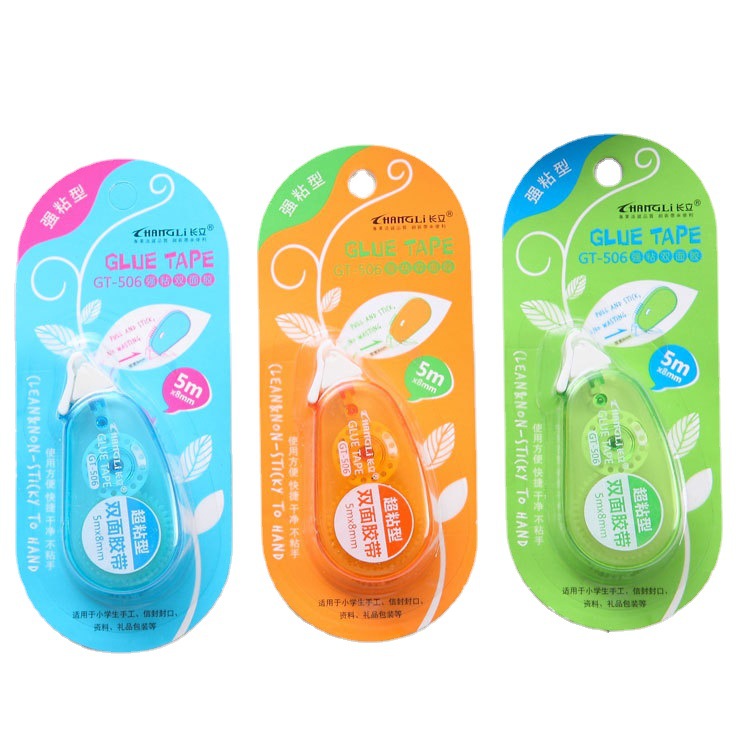 Baihang dot pegamento simple ins etiqueta de diario transparente con cinta de corrección linda DIY punto borrable cinta de doble cara