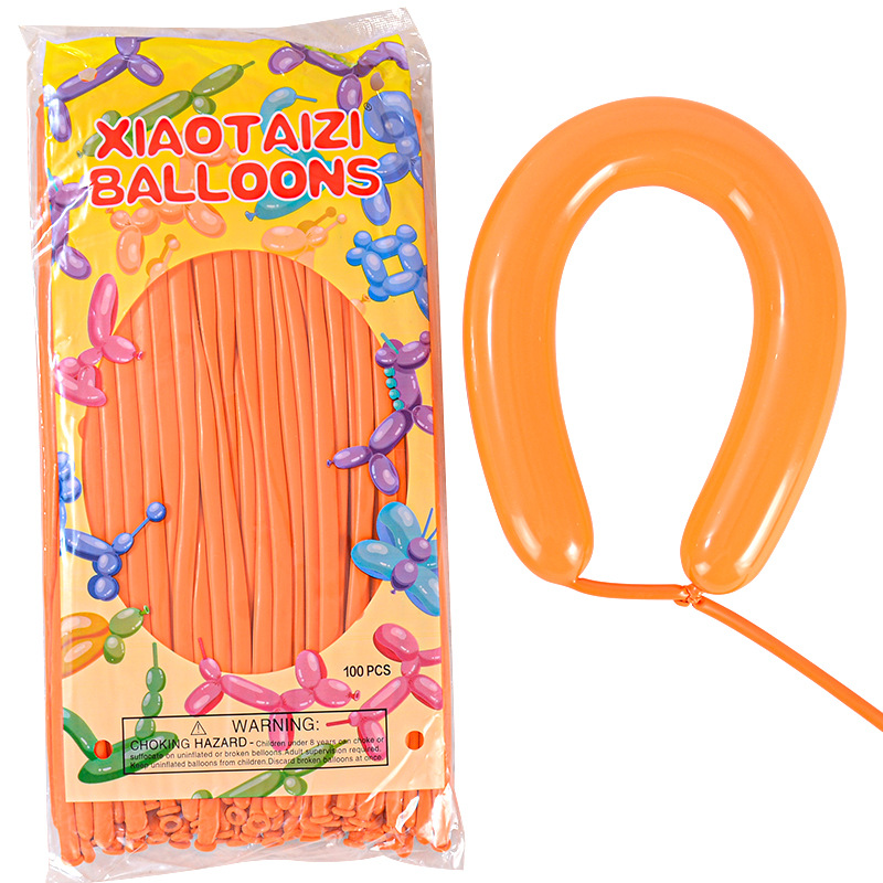 Globos largos en tira 260 globos mágicos 1.8g decoración para fiestas de cumpleaños infantiles globos largos metálicos color macarrón