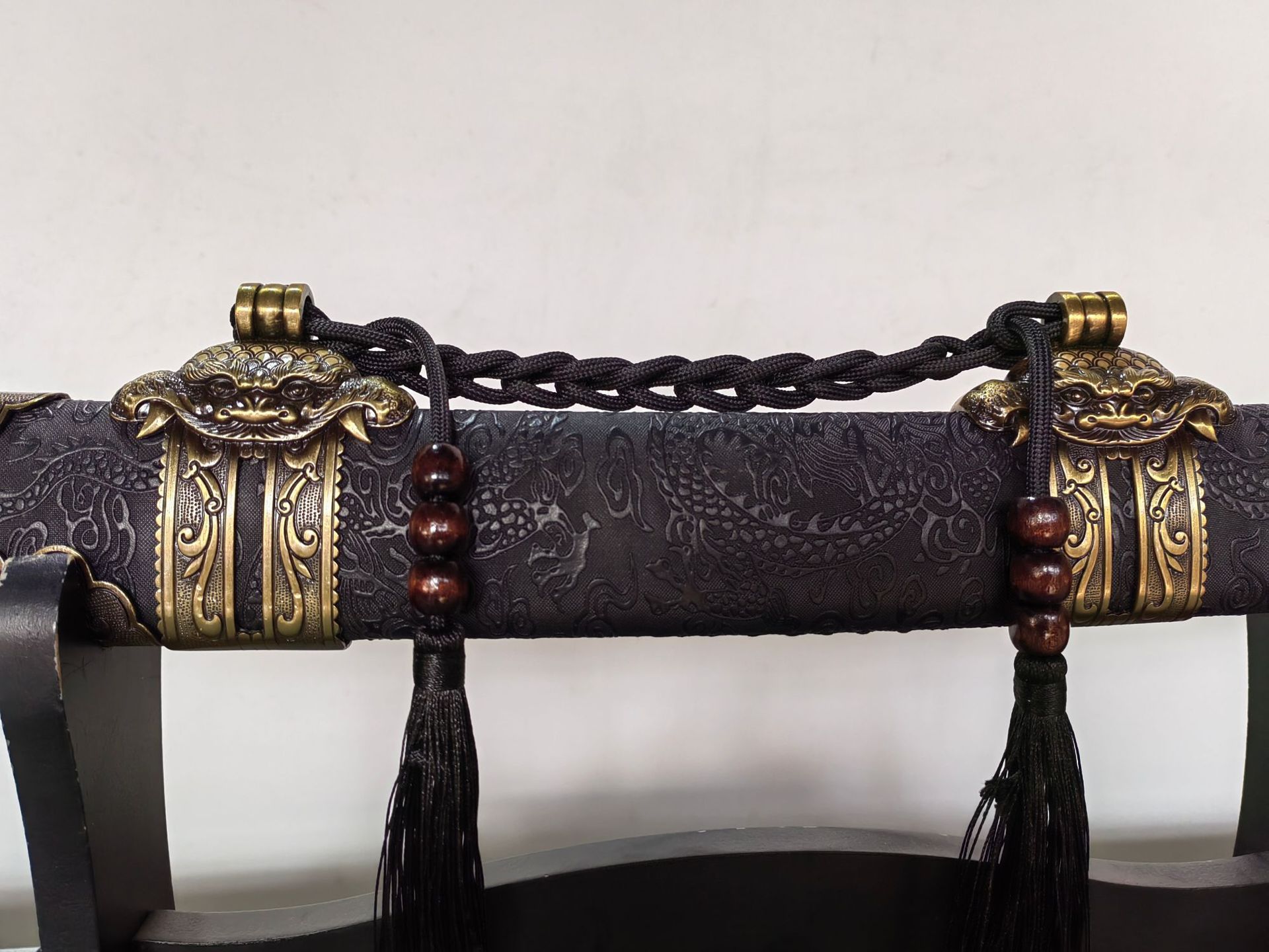 26寸黑色包革雁翎刀