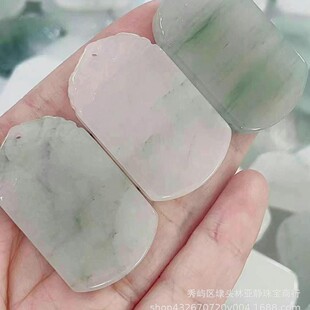 Tianshan Jade Pendant Peace Amulet Xinjiang Golden Silk Jade Peace Buckle Jade Pendant Wholesale National Style Jewelry