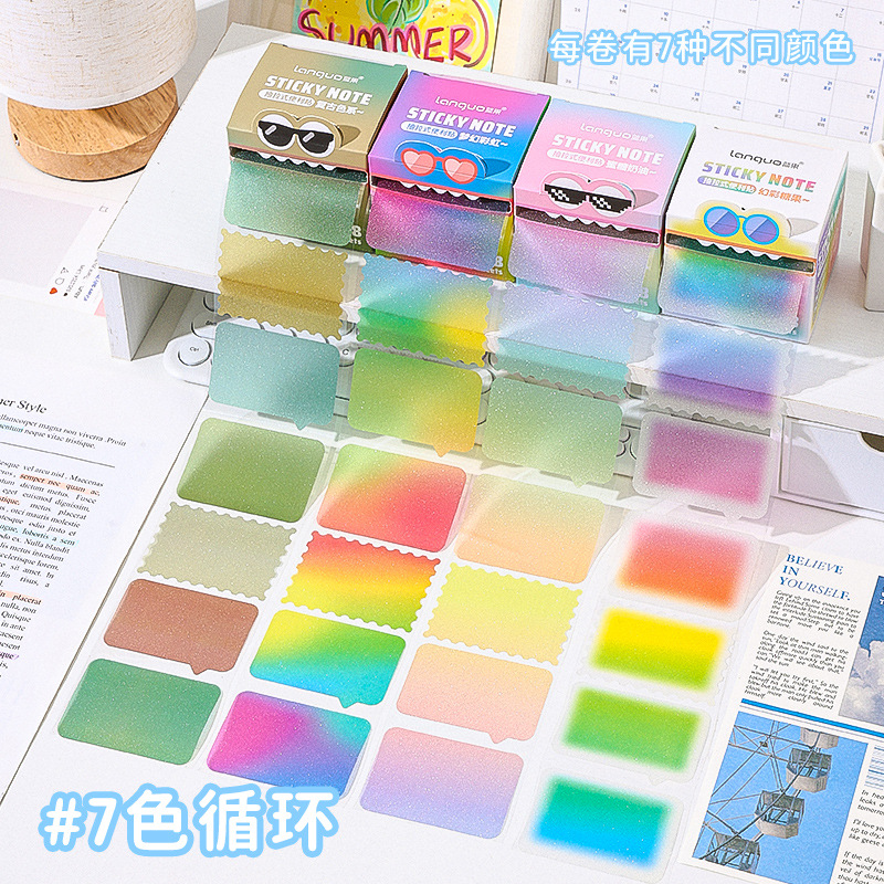 Blue Fruit puede sacar notas adhesivas notas de estudiante de alto valor mensaje N pegatinas de notas adhesivas nacaradas