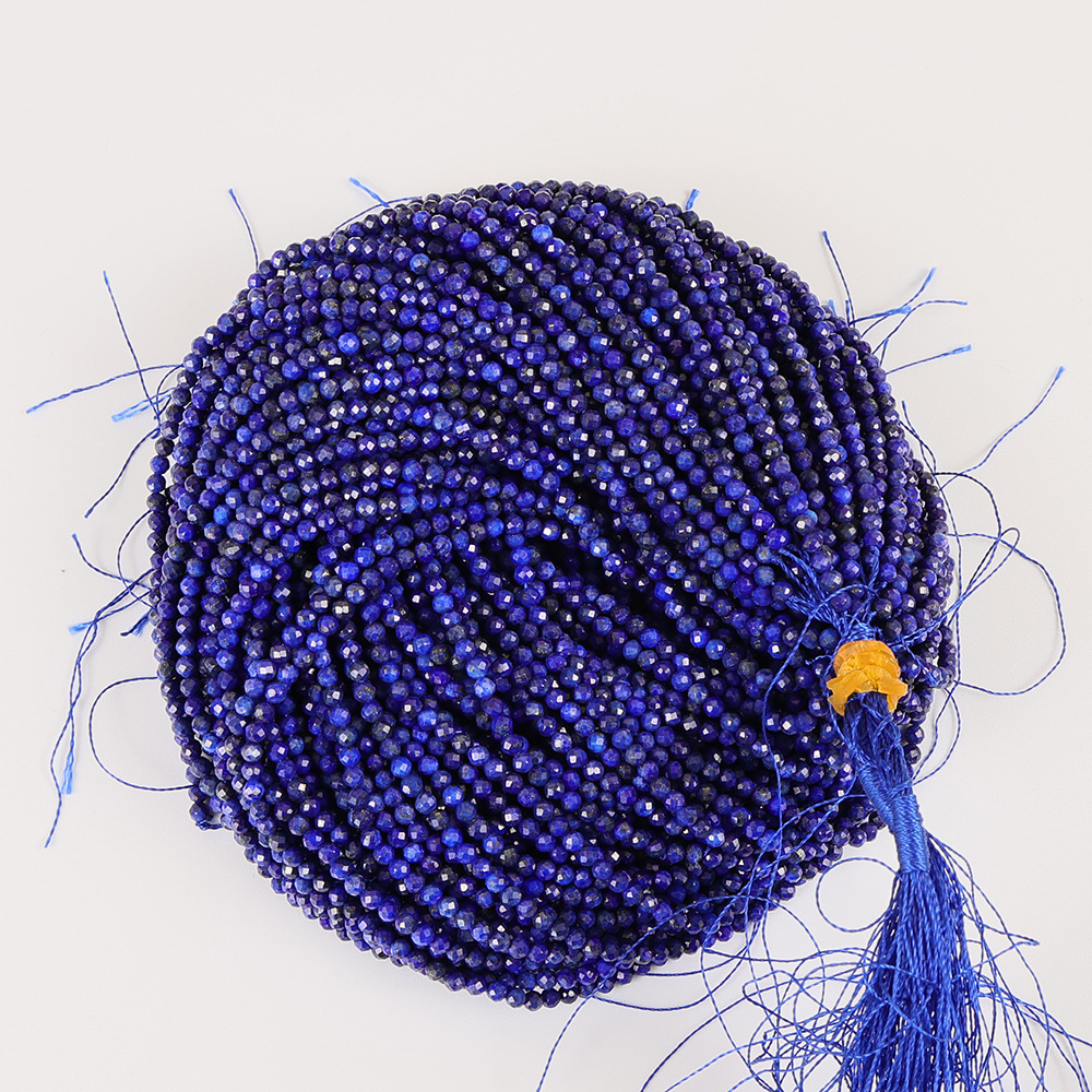 La lapis lazuli natural 2 - 3mm cristal semiacabado DIY cuentas de mijo cuentas de frascos fabricantes al por mayor image 5