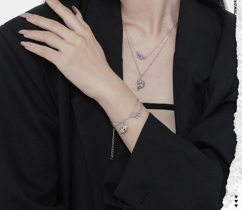 Fashion Heart Shape Sterling Silver Epoxy Ear Studs 1 Pair