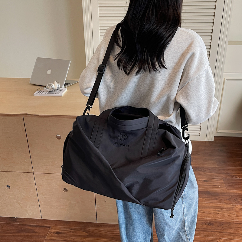 跨境健身包女独立鞋仓瑜伽包干湿分离游泳包牛津布防泼水旅行包|undefined
