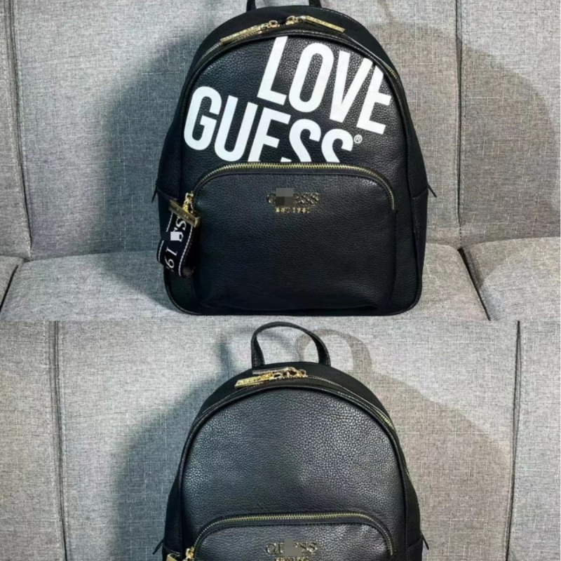 G外贸新款欧美潮流休闲简约纯色字母大容量双肩包背包妈咪包女包