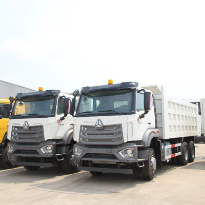 In-stock HOWO 6×4 rear eight-wheel dump truck, double-axle tipping dump truck for construction and earthwork transportation