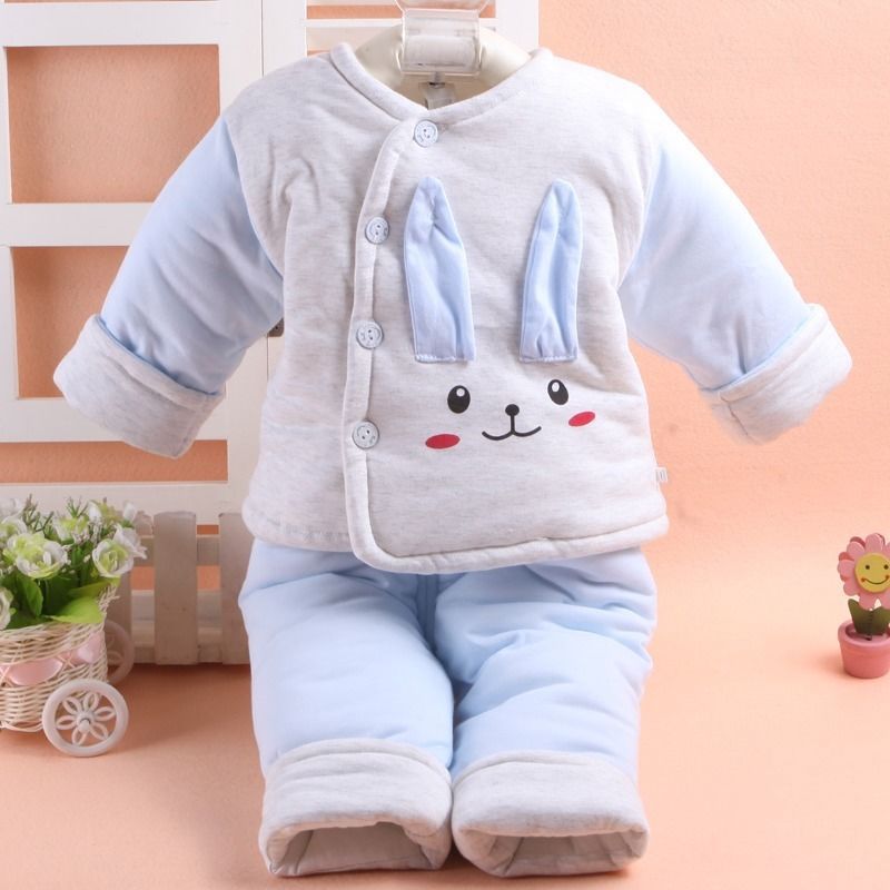 婴儿衣服冬季冬装宝宝加厚棉衣套装0-3-6个月新生棉袄1岁厂家直销|ms